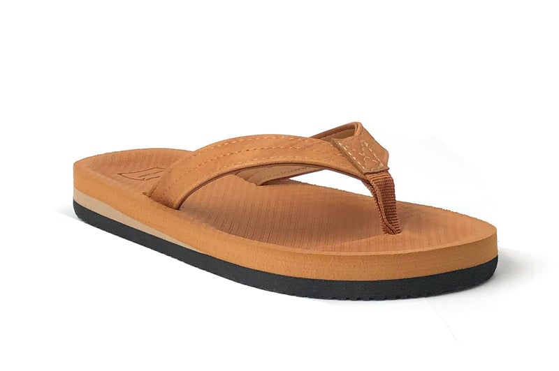 REDVOLUTION Girls Classic Braided Accented Beach Sandals Casual Flip Flop Surfer Girl - Image 5